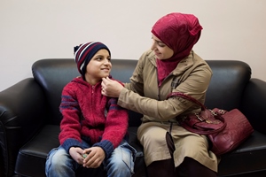 Restoring hearing helps a child recover in Syria