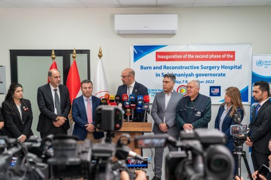 Burn and Reconstructive Surgery Hospital in Sulaymaniyah completes the second phase of its renovation and expansion project
