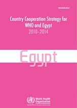 Country Cooperation Strategy for WHO and Egypt - 2010-2014