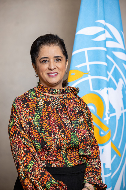 Dr Hanan Balkhy, WHO Regional Director for the Eastern Mediterranean