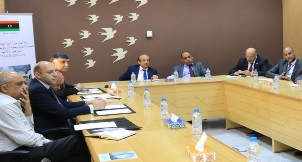 الاجتماع مع معالي وزير الصحة الليبي