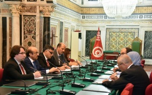الاجتماع مع لجنة الصحة في البرلمان التونسي