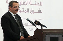 S.E le Dr Abdellatif Mekki, Ministre de la Santé de Tunisie, Vice-Président du Comité régional durant la séance d'ouverture
