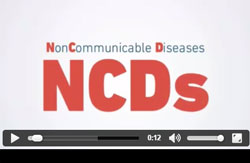 Animated infographic on noncommunicable diseases