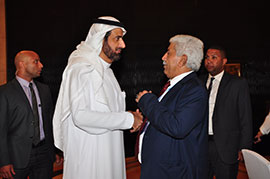 Ministers of Health of Saudi Arabia and Yemen Dr Tewfik bin Fawzan Al Rabeia  and Dr Nasir Baoum