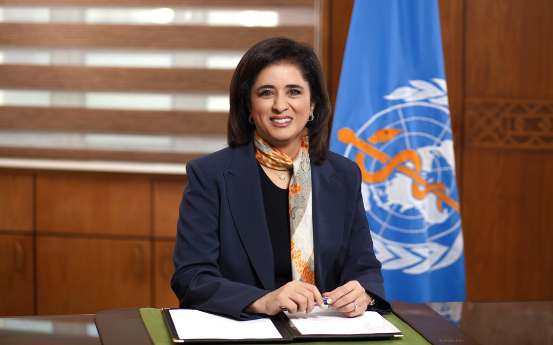 الدكتورة حنان بلخي، المديرة الإقليمية لمنظمة الصحة العالمية لشرق المتوسط