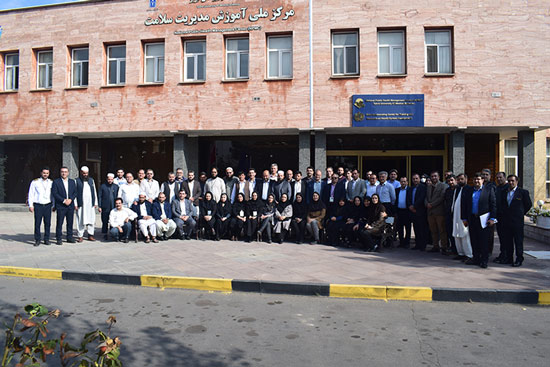 2.	A group photo of the workshop participants. Photo credit: WHO/WHO Iran