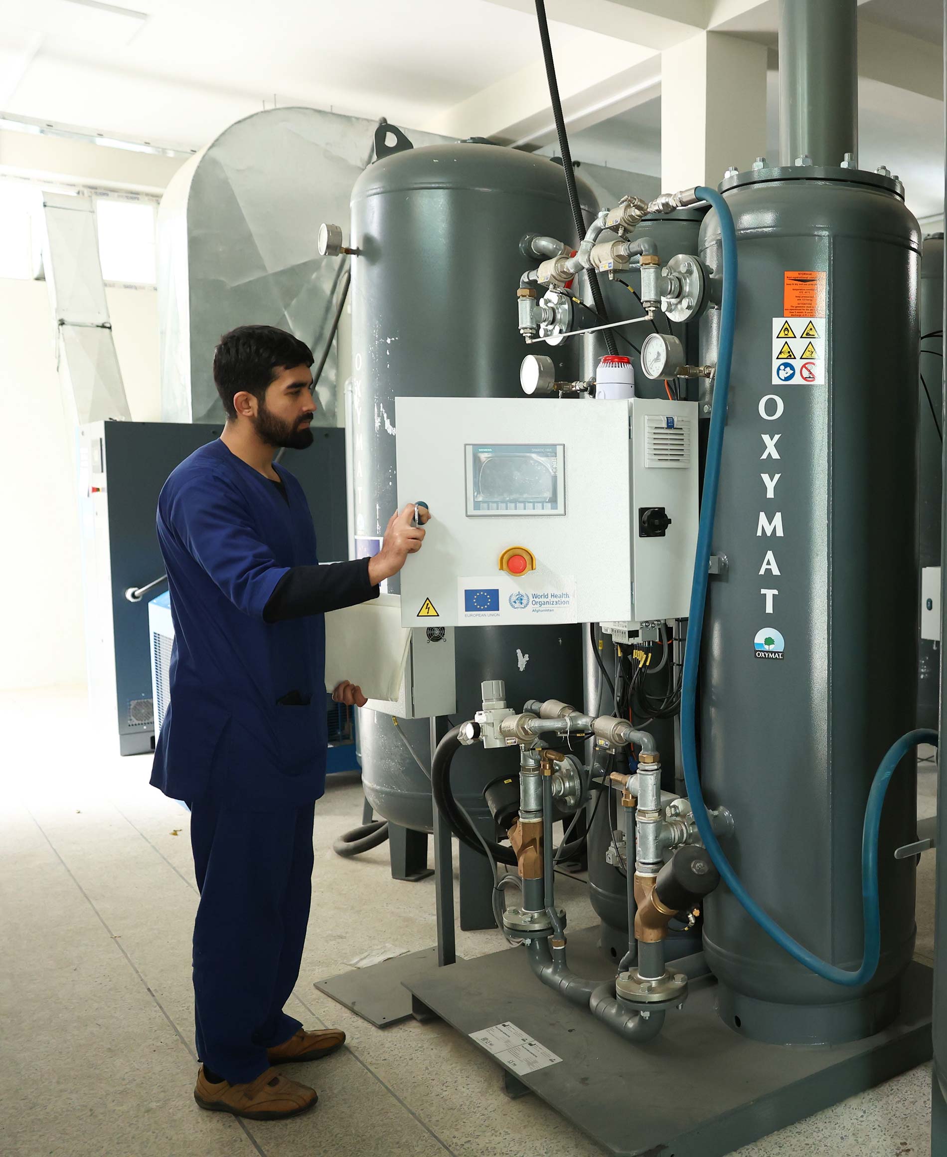 Afghanistan inaugurates a new oxygen facility at Indira Gandhi Child Health Hospital in Kabul
