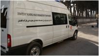A picture of a fully equipped ambulance donated by WHO to the Afghanistan National Blood Safety and Transfusion Services in Afghanistan