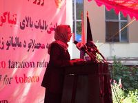 Dr Suraya Dalil on the occasion of World No Tobacco Day in Afghanistan, 2014