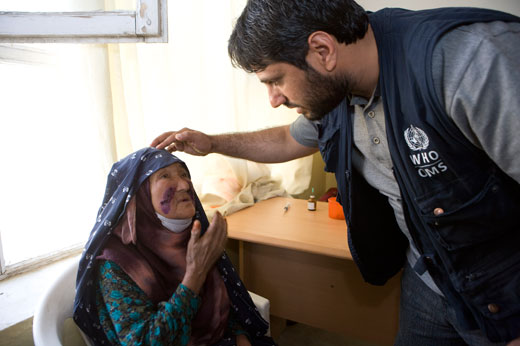 WHO is the only partner working in Afghanistan with the Ministry of Public Health to tackle leishmaniasis. WHO provides medicines to the Ministry of Public Health,  supports capacity-building and conducts health behaviour education.