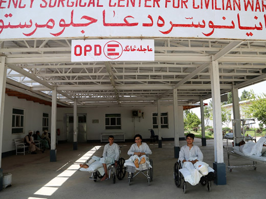 Credit: Afghanistan/G.Elham Since its establishment in December 1999, Emergency has treated over 5 million people in Afghanistan. The Surgical Centre for war victims in Lashkar Gah was opened in 2004. It is the only free specialized facility in an area that has been at the centre of the escalating Afghan conflict in recent years. Currently around 4.5 million Afghans live in conflict-affected districts with extremely constrained access to health services.