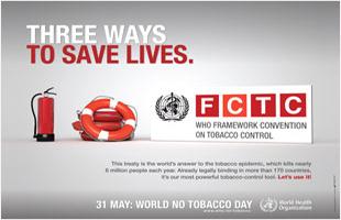 Poster for World No Tobacco Day 2012