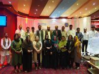 A group photo of participants to training on gender mainstreaming in emergencies for Paktia province