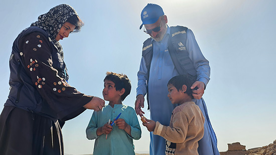 WHO-led Health Cluster appeals for 7.9 million dollars to provide health services to 114,000 people most affected by earthquakes in western Afghanistan