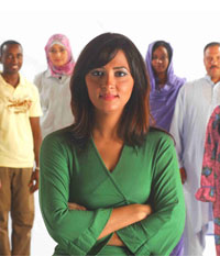 A group of men and women from the Region