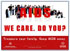 Image of World AIDS Day 2001 poster saying 'AIDS. We care. Do you?'