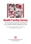 Thumbnail of Health facility survey manual