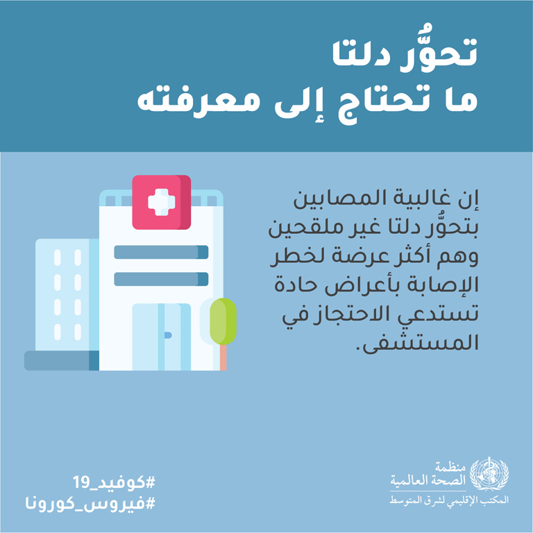 Delta variant social media card 3 - Arabic