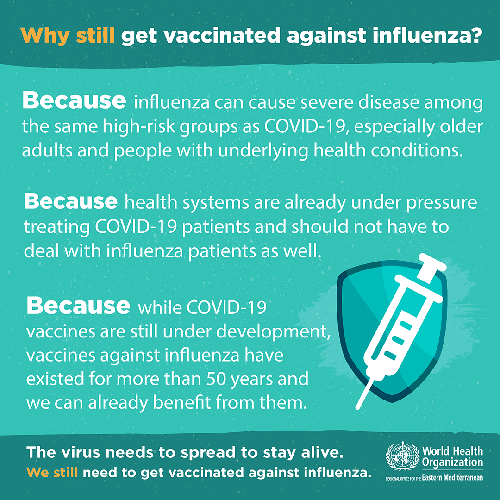 COVID-19 Why why still get vaccinated against influenza?
