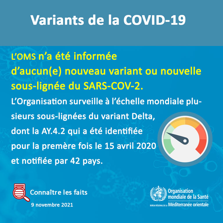COVID-19 variant social media card - 2 - French