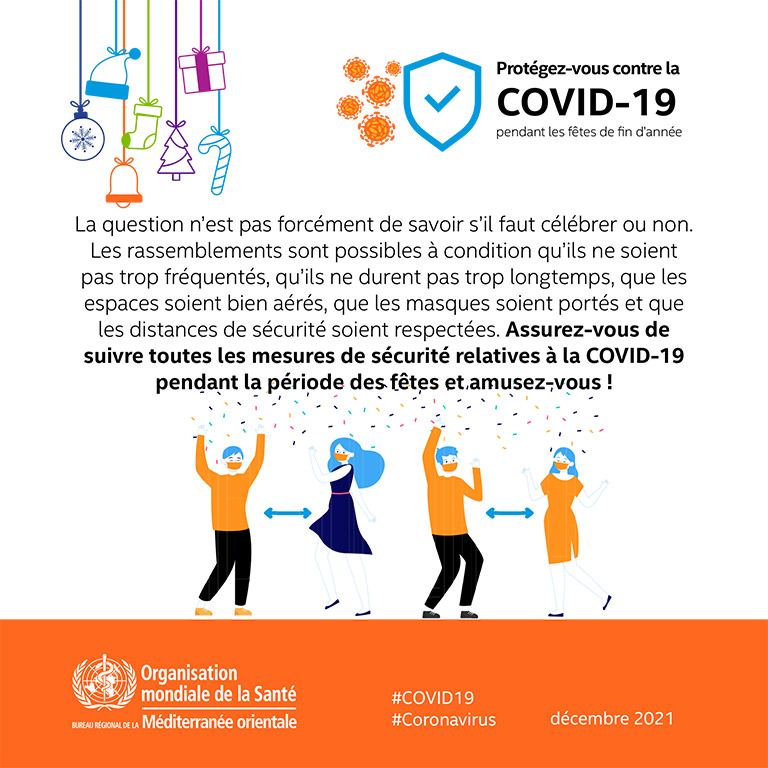 COVID-19 end year message - social media card 4 - French