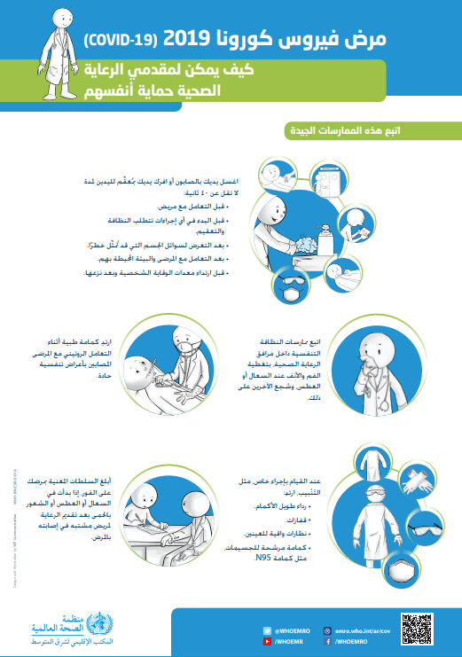 كيف يمكن لمقدمي الرعاية الصحية حماية أنفسهم