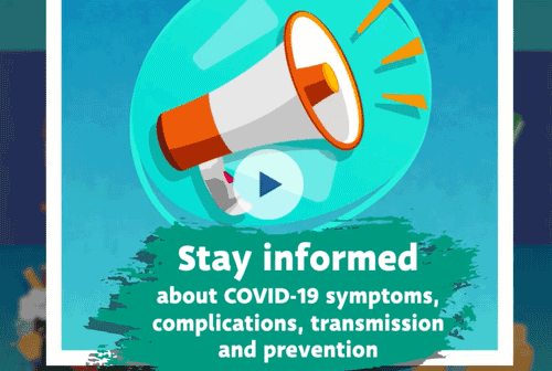Stay informed about COVID-19 symptoms, complications, transmission and prevention