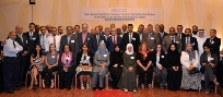 Les participants à la réunion interpays sur la charge de morbidité de la grippe saisonnière organisée à Marrakech (Maroc).