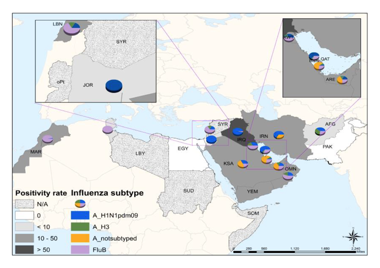 Influenza monthly update, November 2019