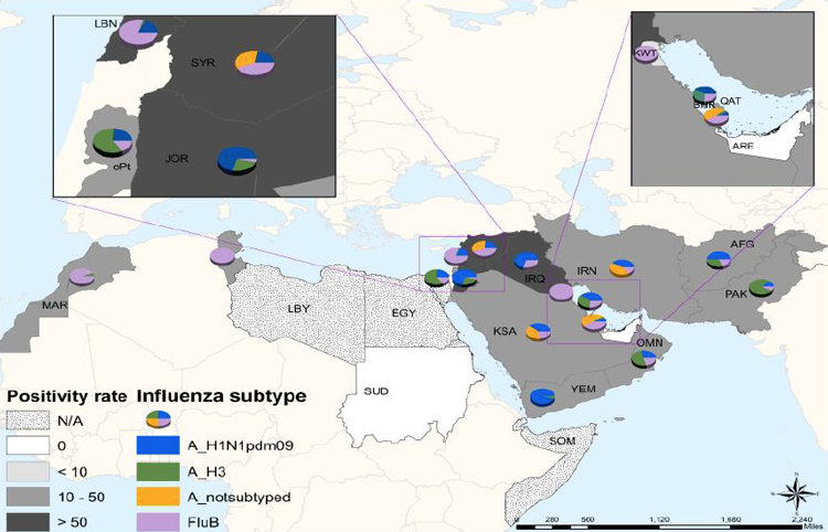 Influenza monthly update, December 2019