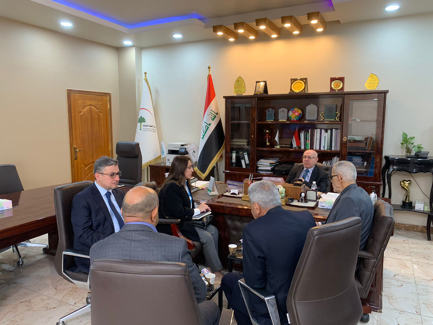 Participants-discussions-at-the-Iraqi-Ministry-of-Health
