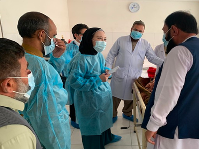 WHO scales up capacity for case management and critical care in Afghanistan June- August