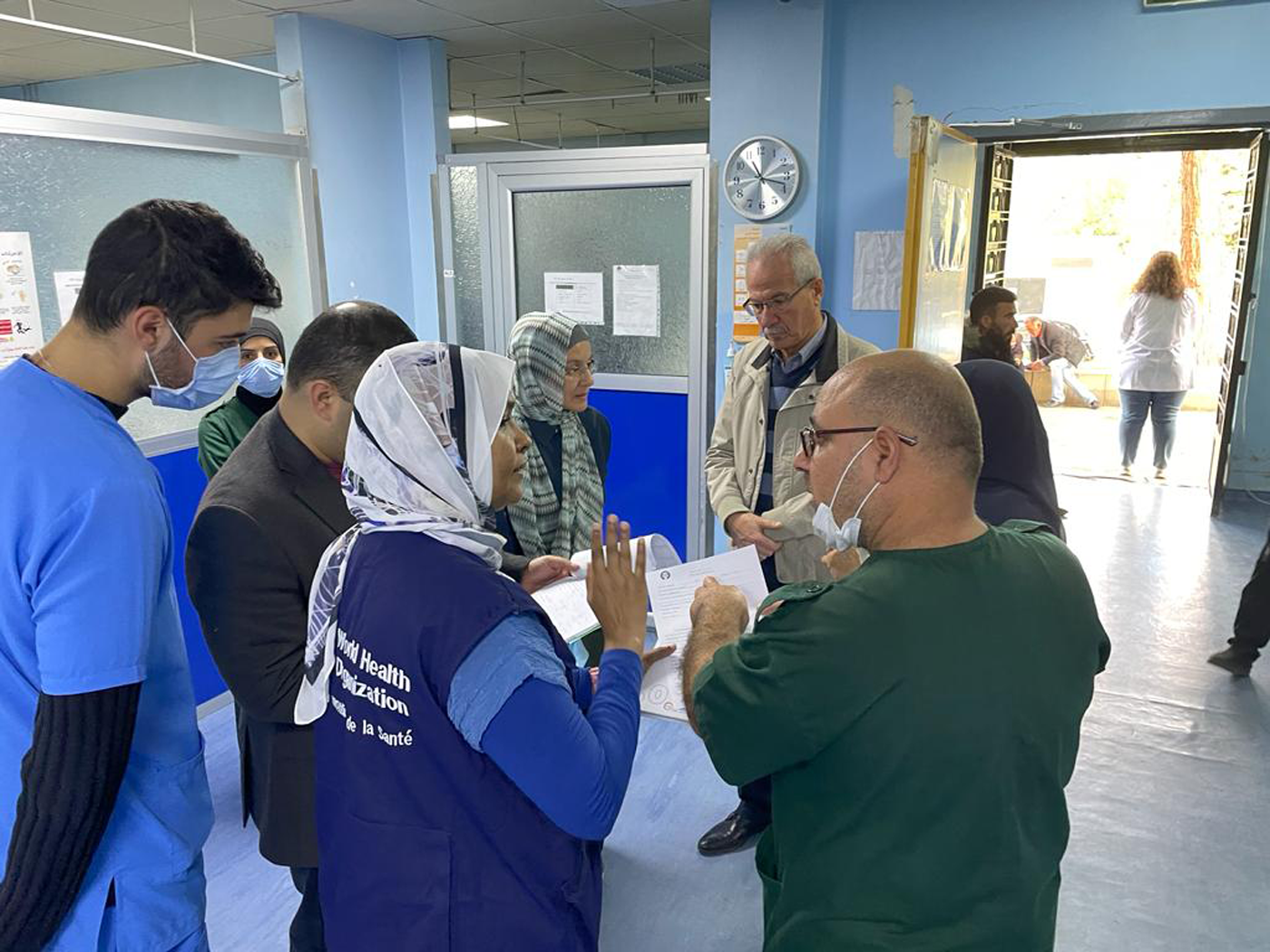 نظم أعضاء بعثة المنظمة زيارات ميدانية لدعم نظام ترصد الكوليرا في لبنان
