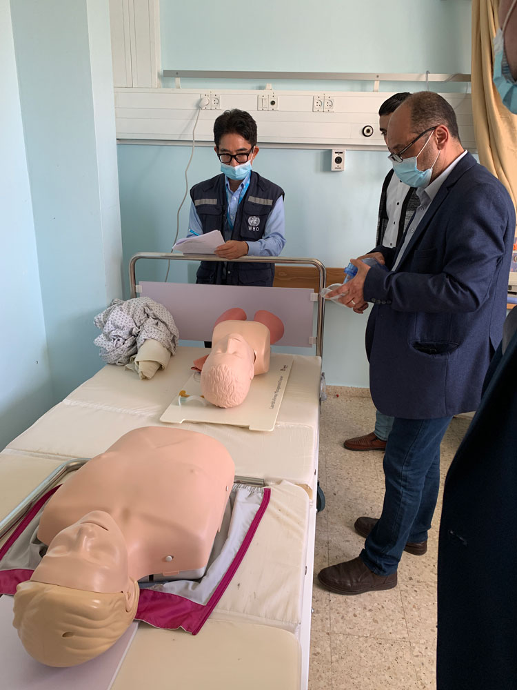 WHO training critical care nurses in Gaza to deal with severe COVID-19 patients