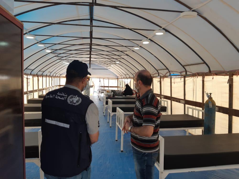 COVID-19 treatment center in Al-Hol refugees camp
