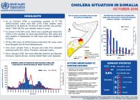 Situation update on cholera in Somalia, October 2016