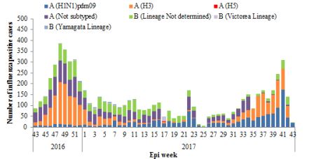Fig._2._Weekly_positive_cases_of_influenza_by_subtype_Epi_week_43._2016_-_2017
