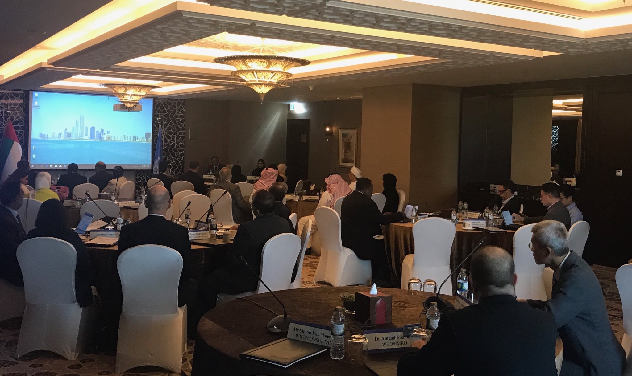  MERS experts convened in Abu Dhabi from 23 to 25 October 2018 to exchange expertise and discuss the establishment of an expert pool (Photo: Lubna Al Ariqi/WHO)
