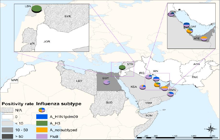 Influenza monthly update, July 2019