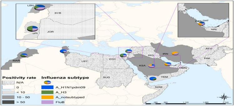 Influenza monthly update, March 2020