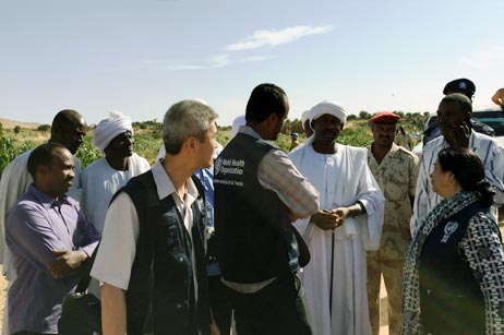 Towards the latter half of 2015, suspected viral haemorrhagic fever cases, including deaths, were reported from Darfur, Sudan. In response to a request from the Federal Ministry of Health, a team was deployed to support epidemiological investigation and outbreak response in very difficult and security-challenged settings. The outbreak was effectively contained through establishing essential public health measures.