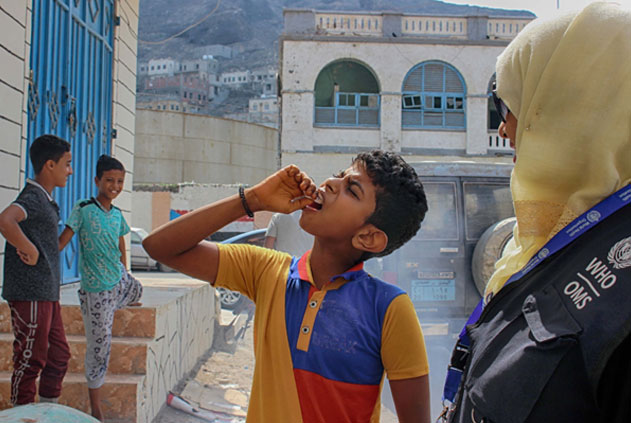 Oral cholera vaccination campaign in Yemen
