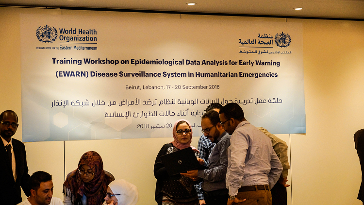 Training_workshop_on_epidemiological_data_analysis_for_EWARN_disease_surveillance_system_in_humanitarian_emergencies_Beirut_Lebanon