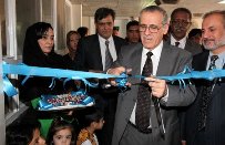 Dr Ala Alwan, WHO Regional Director for the Eastern Mediterranean, inaugurating the training and care centre for severe acute malnutrition treatment at the Indira Gandhi Child Institute 