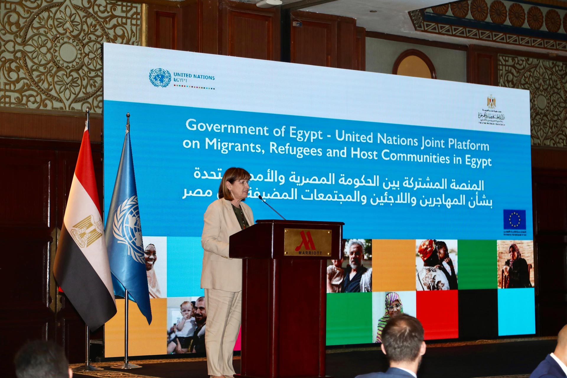 The Government of Egypt and UN Reaffirm Coordinated Response under Joint Platform for Migrants and Refugees