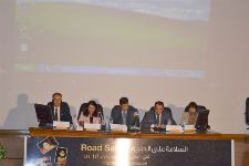 المتحدثون عند إطلاق مشروع السلامة المرورية في مصر