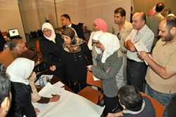Team building among Syrina refugees to improve access to health