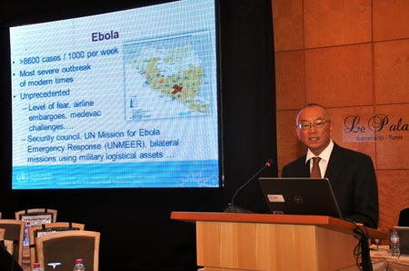 Introduction to a special session on Ebola Virus Disease by Dr Keiji Fukuda, Assistant Director General, Health Security at the WHO Regional Committee meeting for the Eastern Mediterranean in Tunisia, October 2014