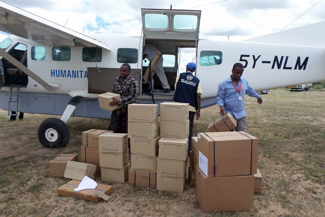 In 2016 and early 2017 Almost 4.3 million people living in 7 high-risk areas have been provided with life-saving support through the supply of more than 45 tonnes of medicines and medical to health centres in the areas most hard hit by cholera as part of the health response plan for the ongoing drought.